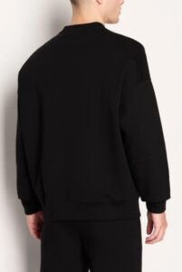 ARMANI EXCHANGE – Maglione Uomo Felpa in Cotone Nero