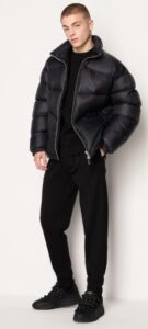 ARMANI EXCHANGE – Maglione Uomo Felpa in Cotone Nero