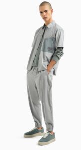 ARMANI EXCHANGE – Maglione Uomo Maglione Girocollo in Cotone con Logo Verde