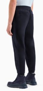 ARMANI EXCHANGE – Pantaloni Uomo Pantaloni Jogger con Tape Logo Blu Navy