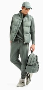 ARMANI EXCHANGE – Maglione Uomo Maglione Girocollo in Cotone Verde