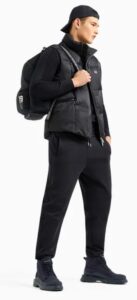 ARMANI EXCHANGE – Maglione Uomo Maglione Girocollo in Cotone Blu Navy