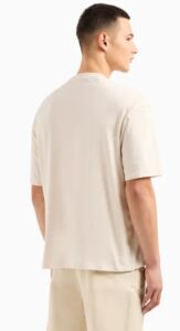 ARMANI EXCHANGE – T-Shirt Uomo Relaxed Fit Milano Edition Beige