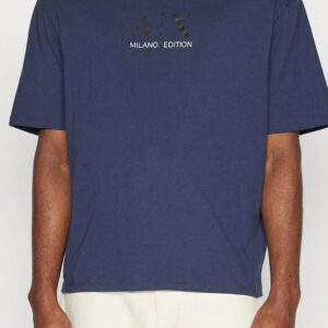 ARMANI EXCHANGE – T-Shirt Uomo Relaxed Fit Milano Edition Blu