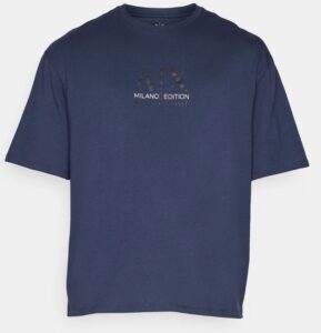ARMANI EXCHANGE – T-Shirt Uomo Relaxed Fit Milano Edition Blu