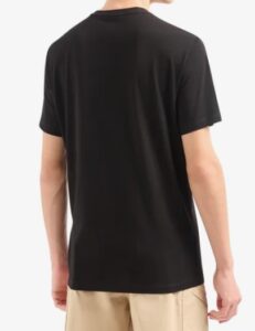 ARMANI EXCHANGE – T-Shirt Uomo Regular Logo Color Nero
