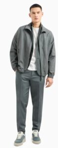 ARMANI EXCHANGE – T-Shirt Uomo Regular Fit in Cotone Mercerizzato con Logo sul Petto Bianco