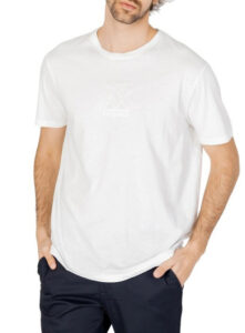 ARMANI EXCHANGE – T-Shirt Uomo Regular Fit in Jersey con Stampa Centrale Bianco
