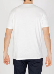 ARMANI EXCHANGE – T-Shirt Uomo Regular Fit in Jersey con Stampa Centrale Bianco