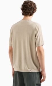 ARMANI EXCHANGE – Top in Maglia Uomo Beige