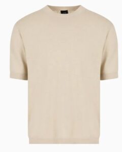 ARMANI EXCHANGE – Top in Maglia Uomo Beige