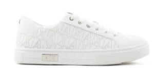 ARMANI EXCHANGE – Sneaker Donna Sneakers Logo All-Over Bianco