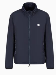 ARMANI EXCHANGE – Blouson Uomo con Cappuccio Estraibile Blu