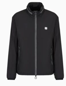 ARMANI EXCHANGE – Blouson Uomo con Cappuccio Estraibile Nero