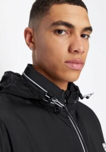 ARMANI EXCHANGE – Blouson Uomo con Cappuccio Estraibile Nero