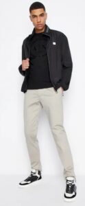 ARMANI EXCHANGE – Blouson Uomo con Cappuccio Estraibile Nero