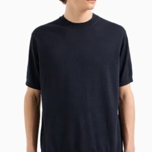 ARMANI EXCHANGE – Top in Maglia Uomo Blu