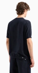 ARMANI EXCHANGE – Top in Maglia Uomo Blu