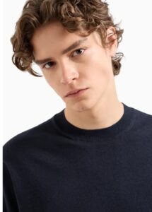 ARMANI EXCHANGE – Top in Maglia Uomo Blu