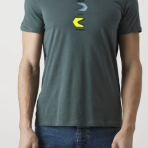 ARMANI EXCHANGE – T-Shirt Uomo in Cotone Regular Fit Girocollo Verde