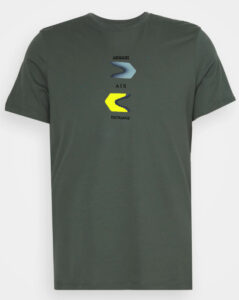 ARMANI EXCHANGE – T-Shirt Uomo in Cotone Regular Fit Girocollo Verde