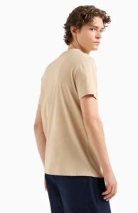 ARMANI EXCHANGE – T-Shirt Uomo Regular Fit in Jersey Cammello