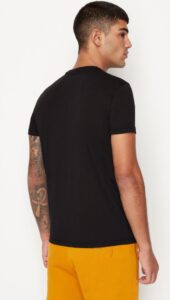 ARMANI EXCHANGE – T-Shirt Uomo Regular Fit in Jersey Nero