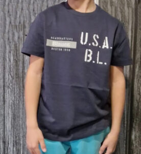 BLAUER – T-Shirt Kids USA Blu