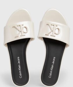 CALVIN KLEIN JEANS – Sandali Donna in Vernice Sussurro Rosa