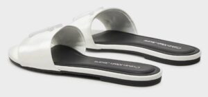 CALVIN KLEIN JEANS – Sandali Donna in Vernice Bianco