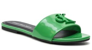 CALVIN KLEIN JEANS – Sandali Donna in Vernice Verde