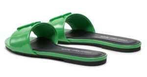 CALVIN KLEIN JEANS – Sandali Donna in Vernice Verde