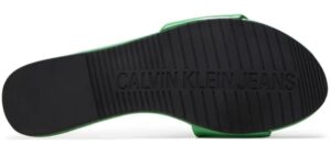 CALVIN KLEIN JEANS – Sandali Donna in Vernice Verde