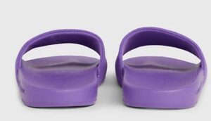 CALVIN KLEIN – Ciabatte Donna in Tela Deep Lavender/Bright White