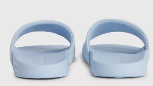 CALVIN KLEIN – Ciabatte Donna in Tela Deep Celeste Cielo