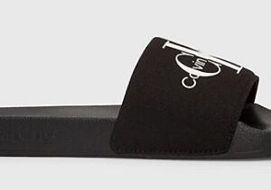 CALVIN KLEIN – Ciabatte Donna in Tela Deep Nero