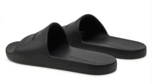 CALVIN KLEIN JEANS – Ciabatte Uomo Testurizzate Nero