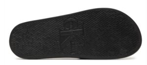 CALVIN KLEIN JEANS – Ciabatte Uomo Testurizzate Nero