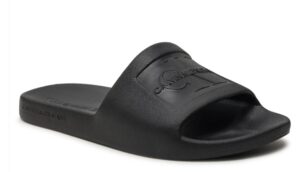 CALVIN KLEIN JEANS – Ciabatte Uomo Testurizzate Nero