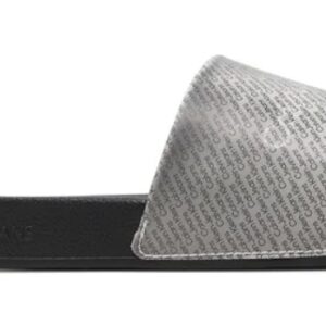 CALVIN KLEIN – Ciabatte Donna Slide Lenticular Nero/Argento