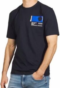 BLAUER – T-Shirt Uomo Maniche Corte Blu