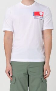 BLAUER – T-Shirt Uomo Maniche Corte Bianco