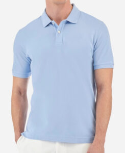 ONLY& SONS – Polo Slim Fit Paricollo Celeste Glacer Lake
