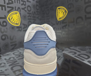 BLAUER – Sneaker Uomo Harper/07 Bianca/Blu Navy