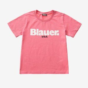 BLAUER – T-Shirt Kids Stampa Glitter Limonata Rosa