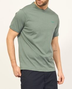 ARMANI EXCHANGE – T-Shirt Uomo Regular Fit in Jersey Verde Balsamo