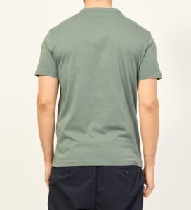 ARMANI EXCHANGE – T-Shirt Uomo Regular Fit in Jersey Verde Balsamo