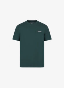 ARMANI EXCHANGE – T-Shirt Uomo Regular Fit in Jersey Verde Scuro
