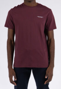 ARMANI EXCHANGE – T-Shirt Uomo Regular Fit in Jersey Vino