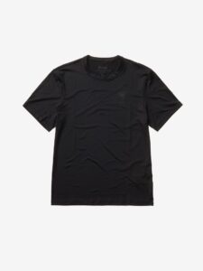 BLAUER – T-Shirt Uomo Tecnica con Scudo Nero